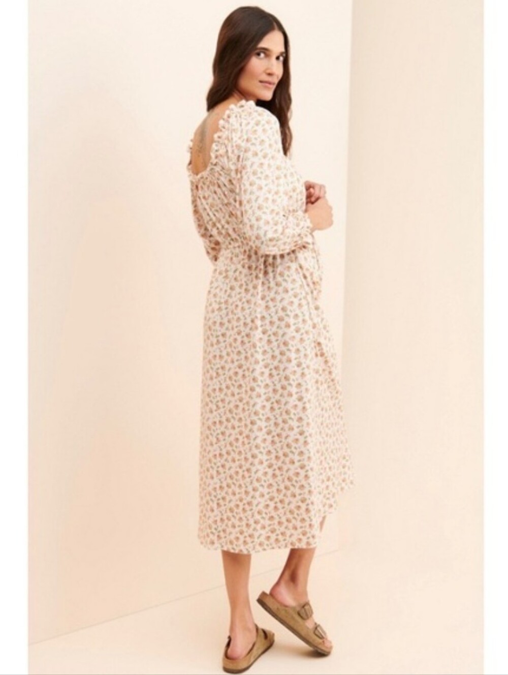 Hutch X Maxey Greene Dress Floral Maxi NWT